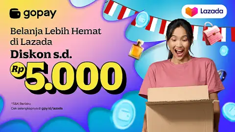 Promo Lazada: Diskon s.d. Rp5.000