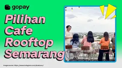 cafe rooftop semarang, rooftop cafe di semarang, cafe atas gedung semarang, cafe pemandangan malam semarang