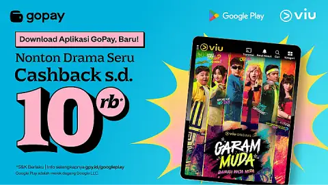 Promo Viu Premium Pakai GoPay: Cashback 90% (maks. Rp10.000)