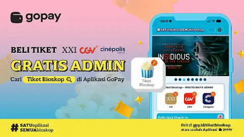 Promo Beli Tiket Bioskop di Aplikasi GoPay