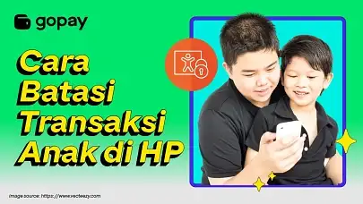 cara membatasi transaksi anak di hp