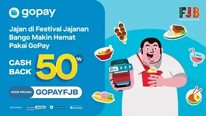 Festival Jajanan Bango: Cashback 50% buat Jajan Lebih Hemat