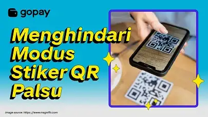 Modus stiker QR palsu