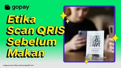 etika scan qris sebelum makanan datang
