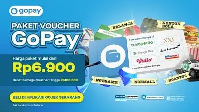 Cara Membeli Paket Voucher GoPay