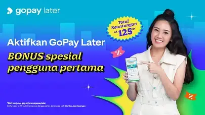 Aktifkan GoPay Later Spesial Pengguna Pertama blog gopay