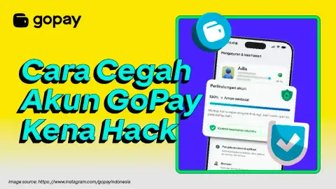 Cara mencegah akun GoPay dihack