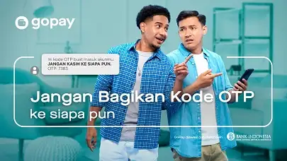 Lindungi Akun GoPay Kamu, Jangan Berikan Kode OTP ke Siapa pun!