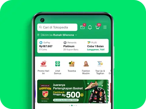 Praktis bayar belanjaan di Tokopedia