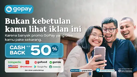 Bukan Kebetulan, Promo GoPay di Sumatra Emang Buat Kamu!