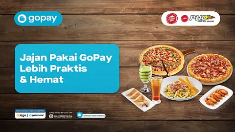 Promo Pizza Hut & PHD: Total Cashback hingga 30.000 GoPay Coins